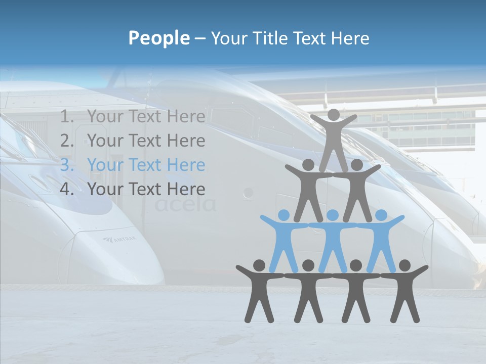 Senior  Finger White Background PowerPoint Template