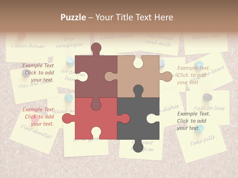 Togetherness Assist Close Up PowerPoint Template