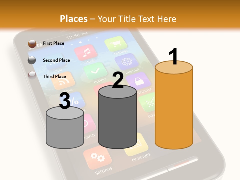 Young Caregiver Elder PowerPoint Template