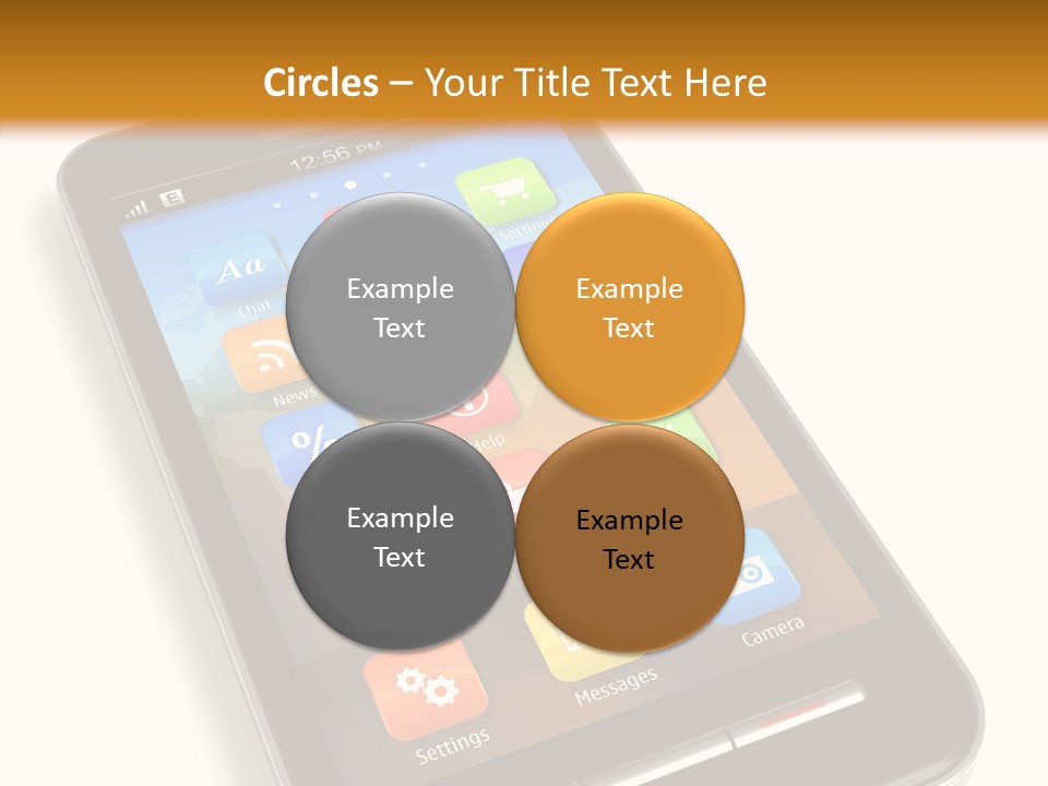 Young Caregiver Elder PowerPoint Template