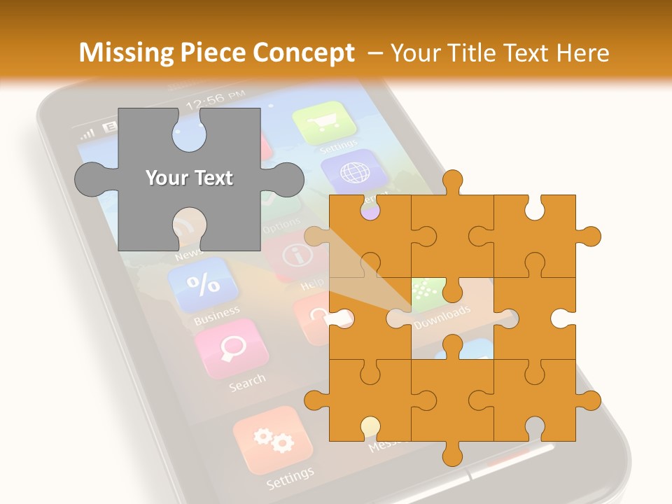 Young Caregiver Elder PowerPoint Template