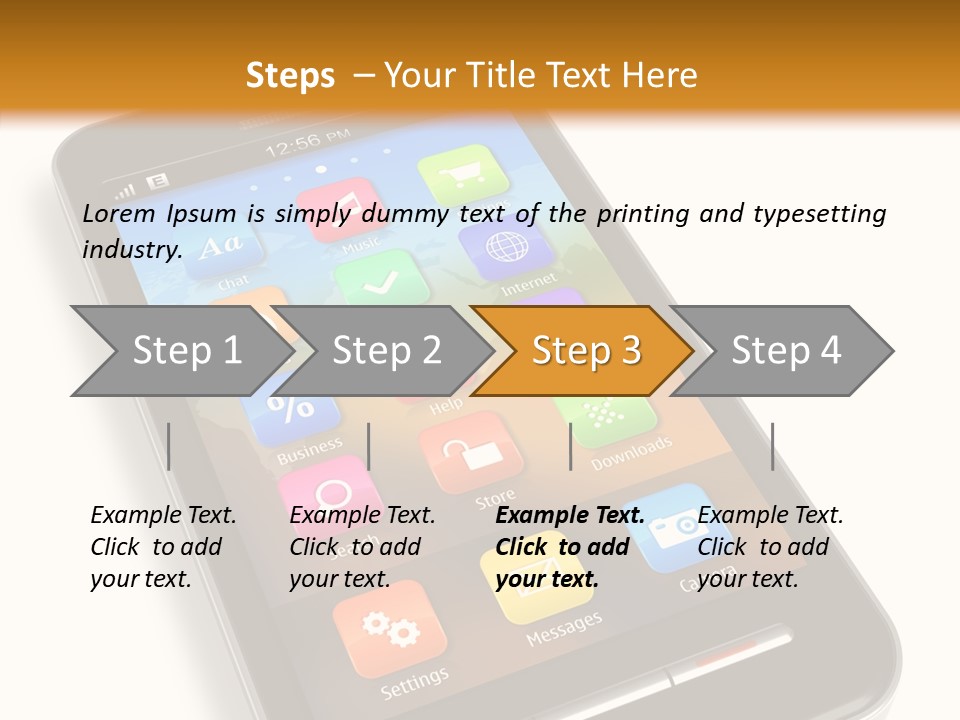 Young Caregiver Elder PowerPoint Template