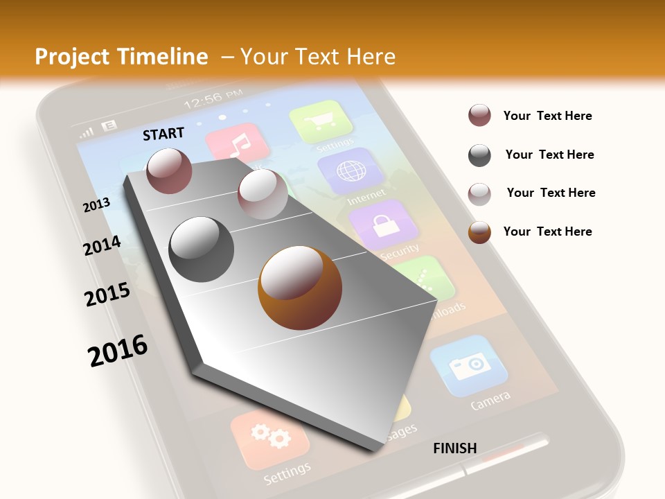 Young Caregiver Elder PowerPoint Template