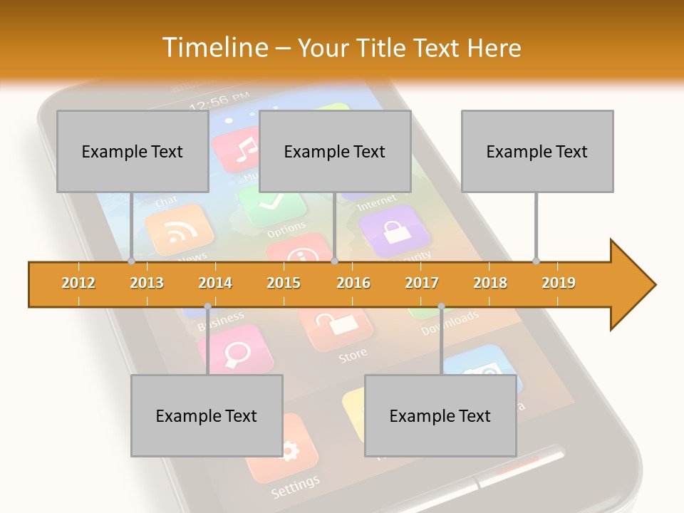 Young Caregiver Elder PowerPoint Template