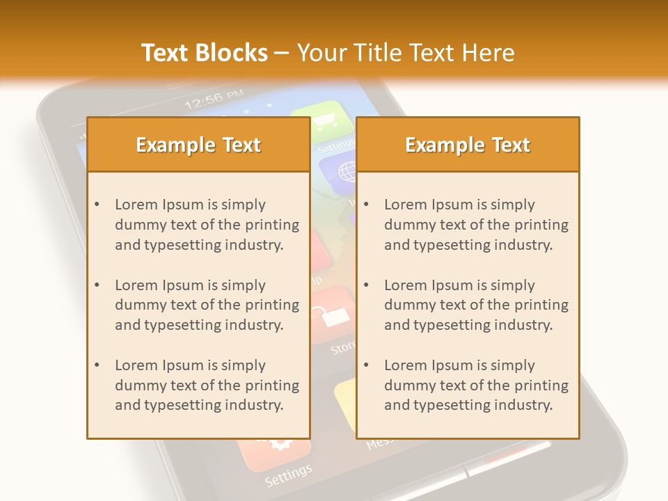 Young Caregiver Elder PowerPoint Template
