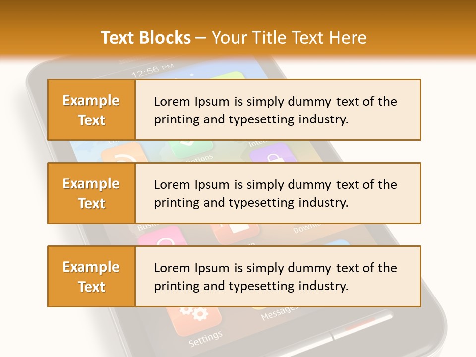 Young Caregiver Elder PowerPoint Template