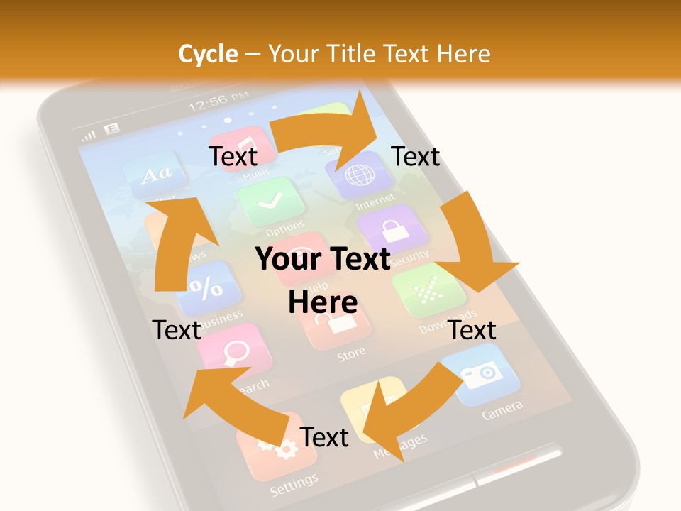 Young Caregiver Elder PowerPoint Template