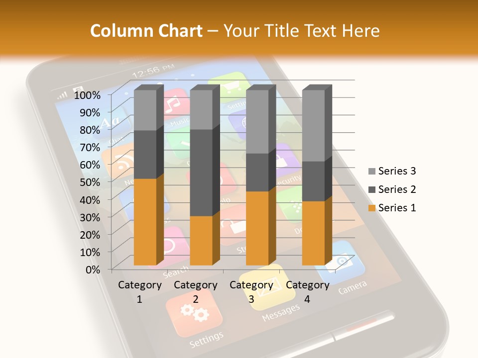 Young Caregiver Elder PowerPoint Template