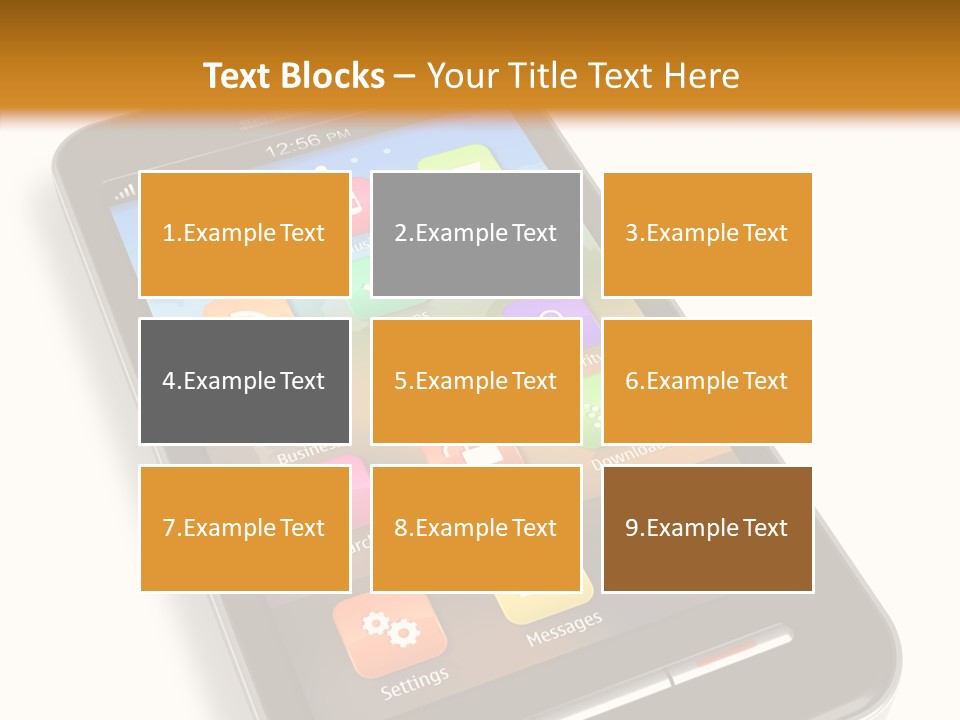 Young Caregiver Elder PowerPoint Template