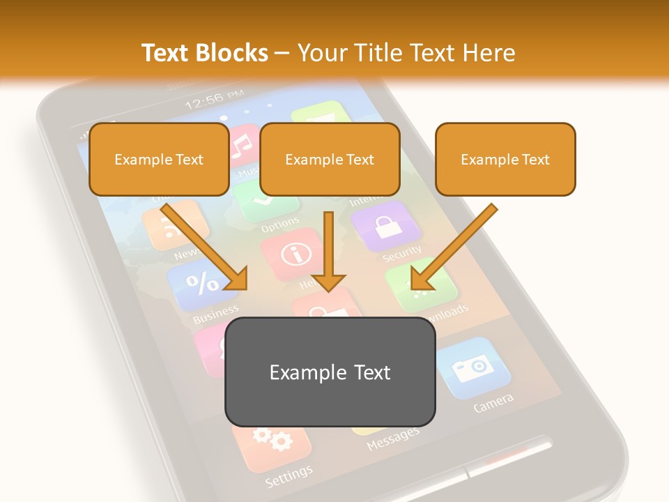 Young Caregiver Elder PowerPoint Template