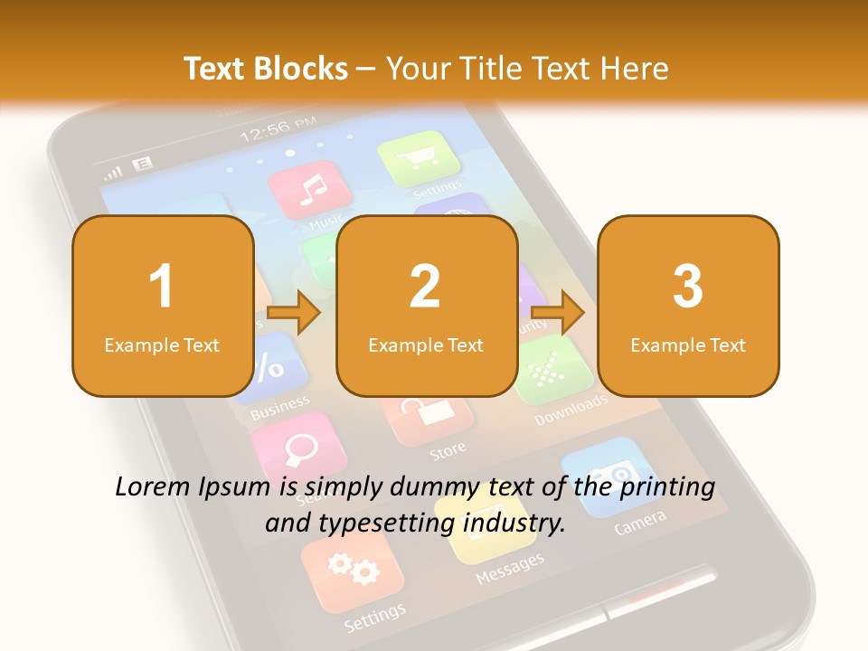 Young Caregiver Elder PowerPoint Template