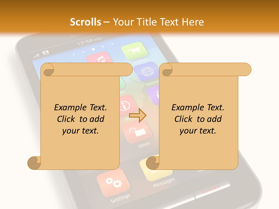 Young Caregiver Elder PowerPoint Template