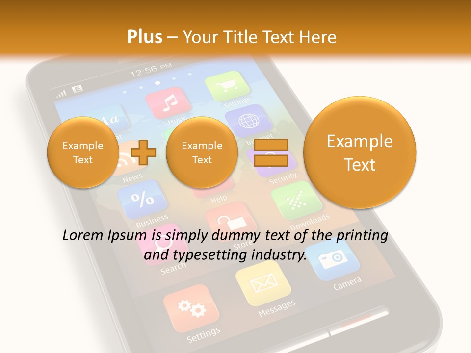 Young Caregiver Elder PowerPoint Template