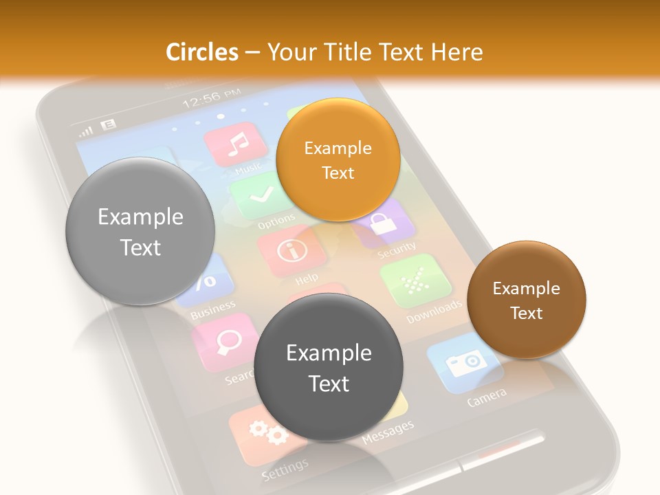 Young Caregiver Elder PowerPoint Template