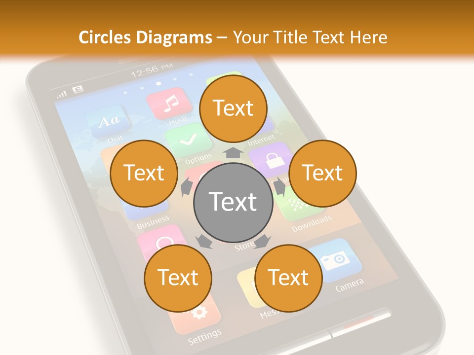 Young Caregiver Elder PowerPoint Template