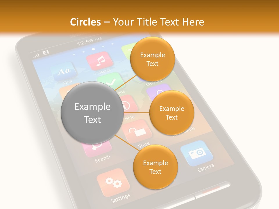 Young Caregiver Elder PowerPoint Template