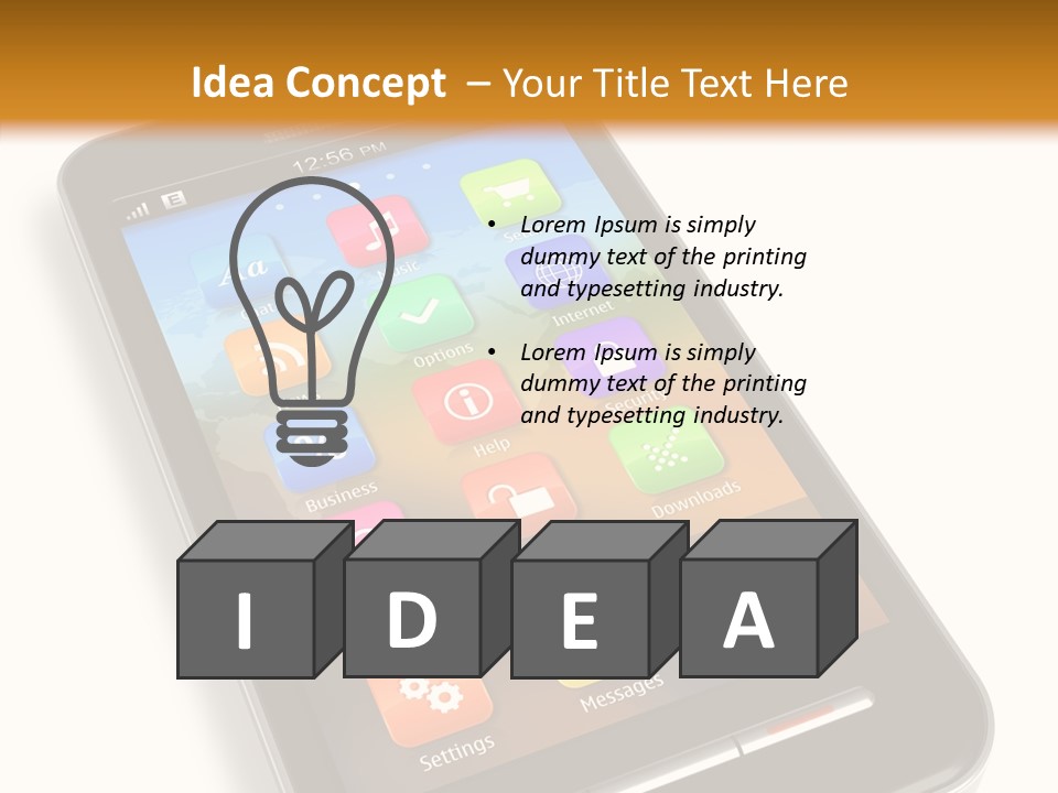 Young Caregiver Elder PowerPoint Template