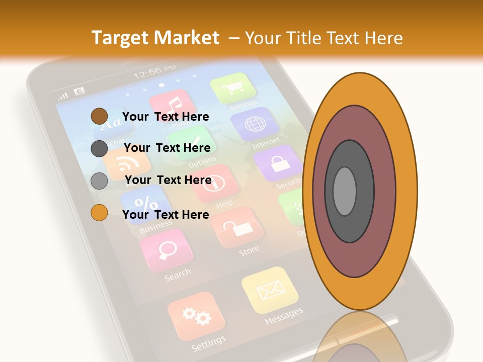 Young Caregiver Elder PowerPoint Template