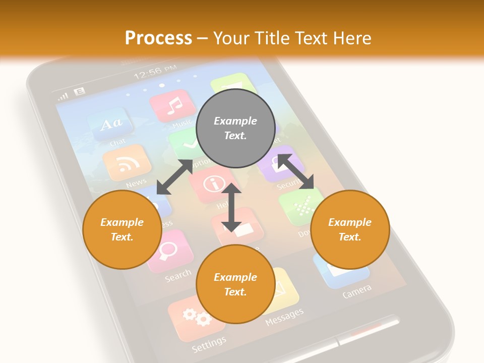 Young Caregiver Elder PowerPoint Template