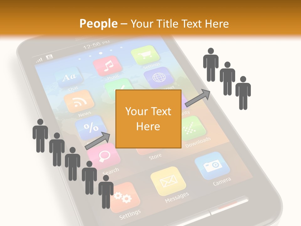 Young Caregiver Elder PowerPoint Template