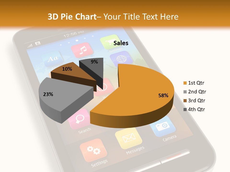Young Caregiver Elder PowerPoint Template