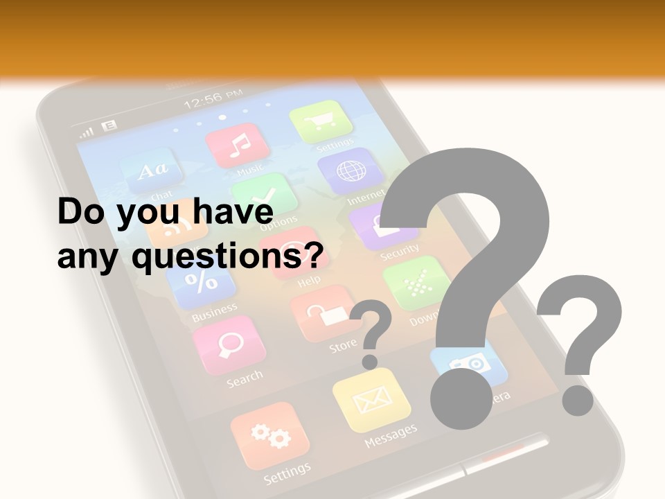 Young Caregiver Elder PowerPoint Template