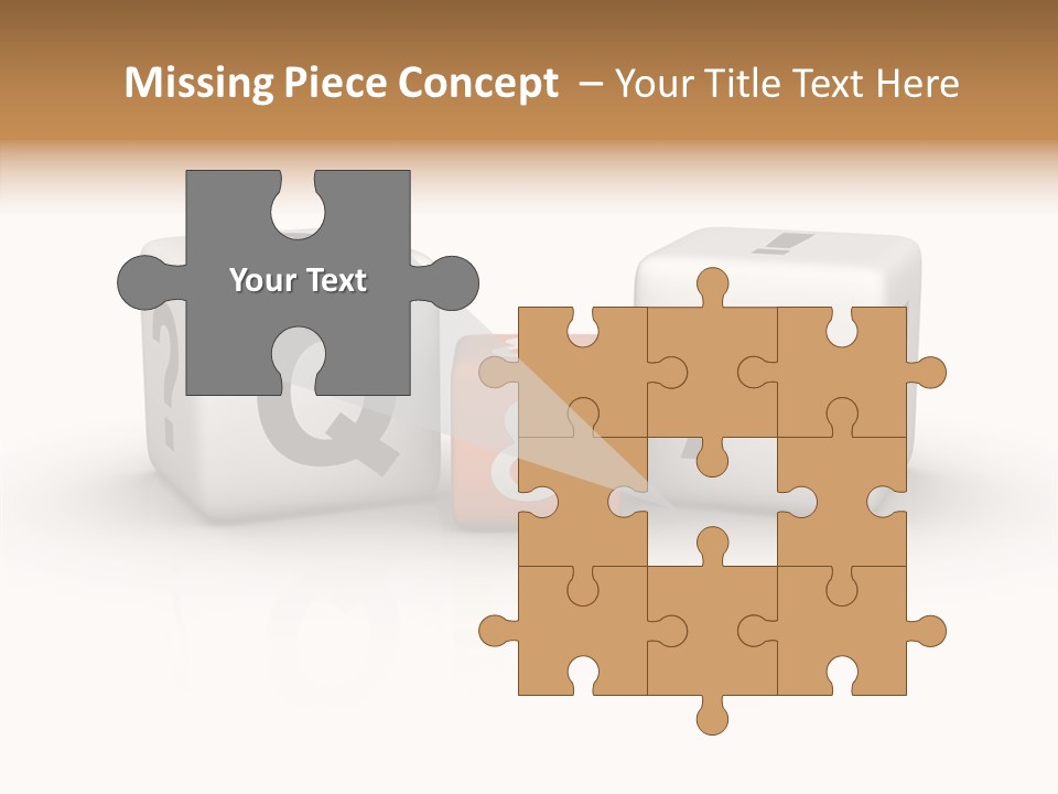 Young Closeup White Background PowerPoint Template