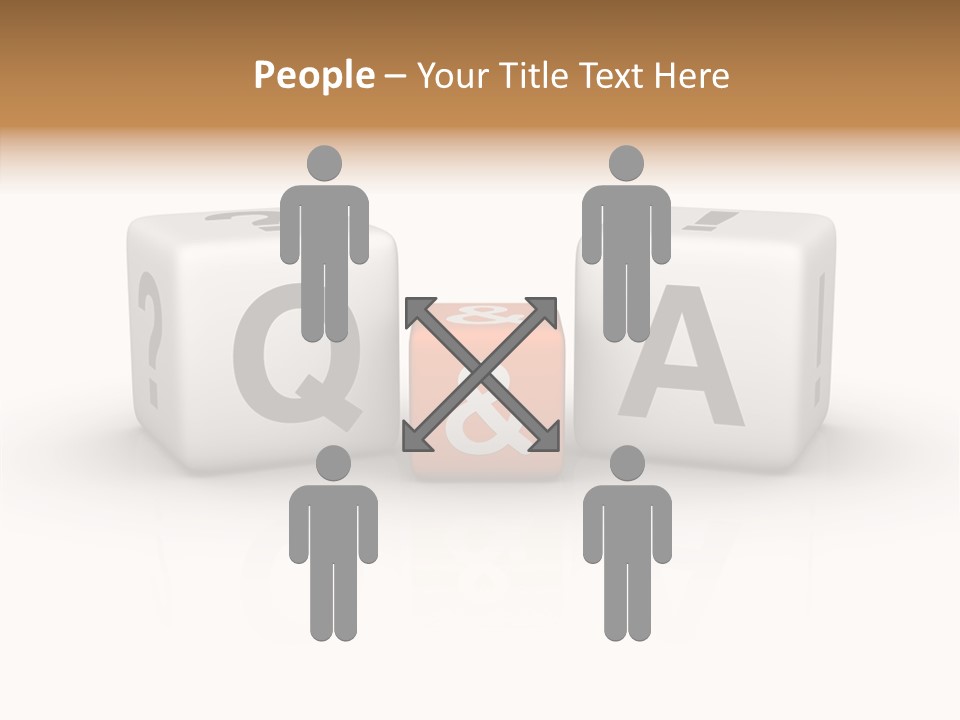 Young Closeup White Background PowerPoint Template