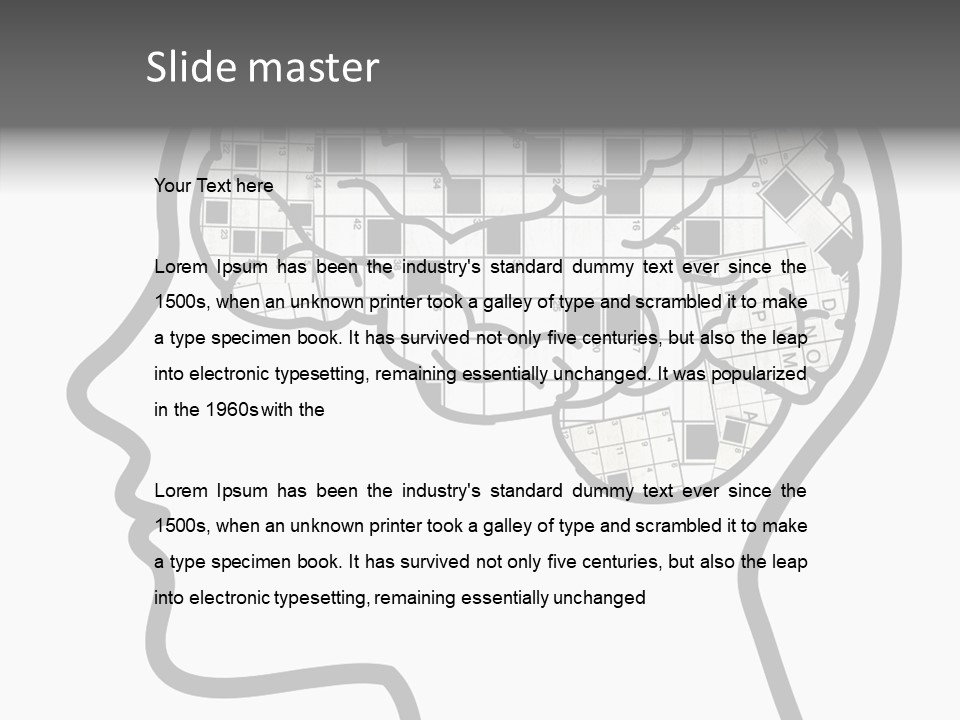 Female Grandmother Background PowerPoint Template