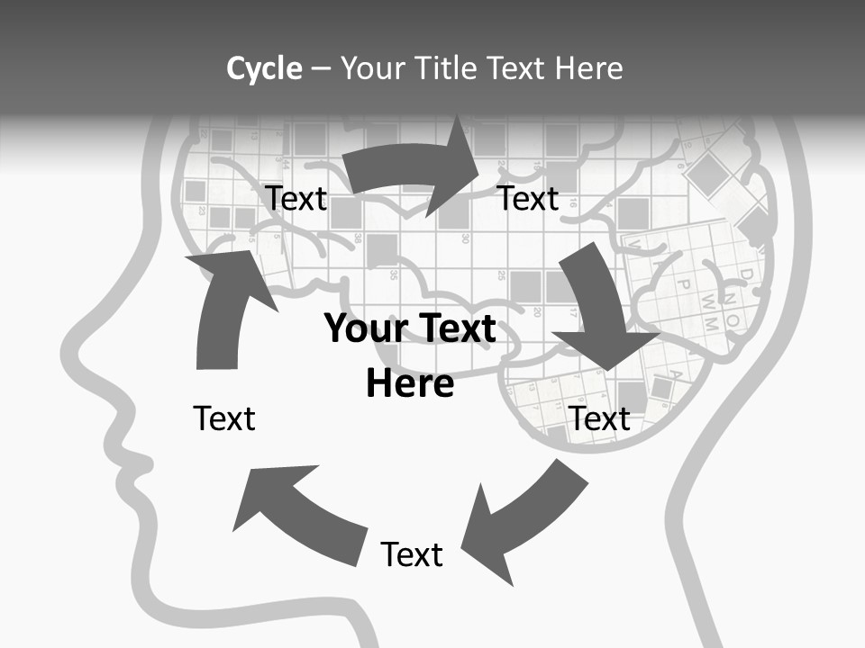 Female Grandmother Background PowerPoint Template