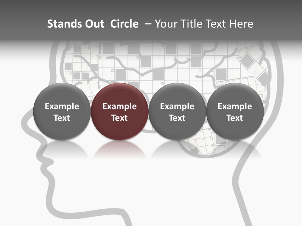 Female Grandmother Background PowerPoint Template