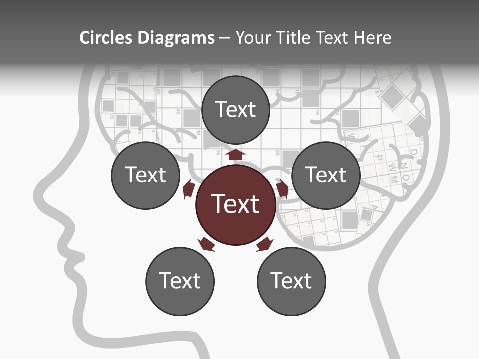 Female Grandmother Background PowerPoint Template