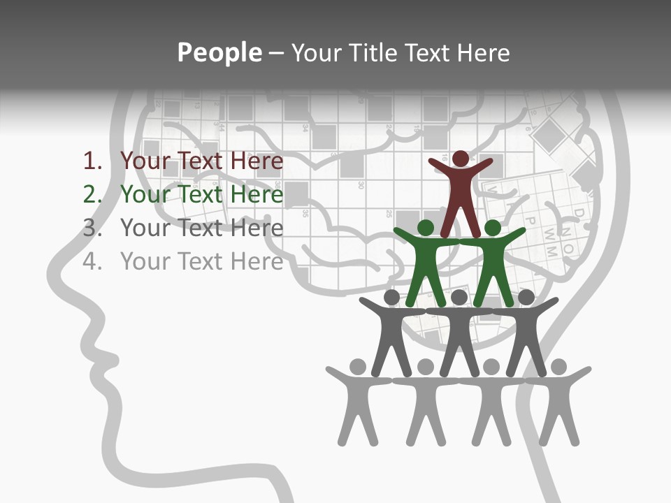 Female Grandmother Background PowerPoint Template