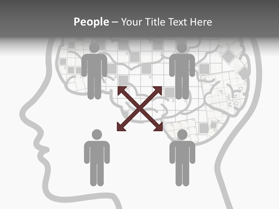 Female Grandmother Background PowerPoint Template