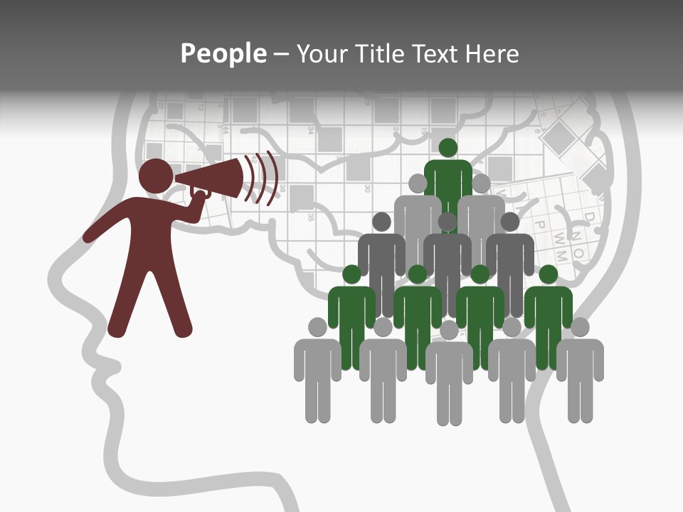 Female Grandmother Background PowerPoint Template