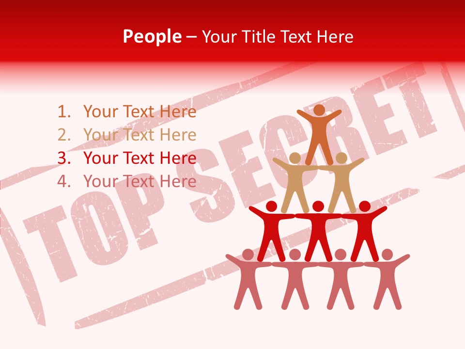 Female Women Hold PowerPoint Template