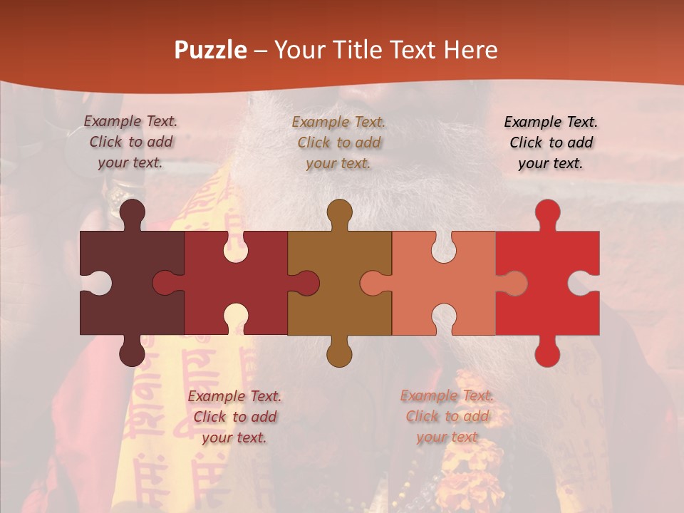 Assistance White Aging PowerPoint Template