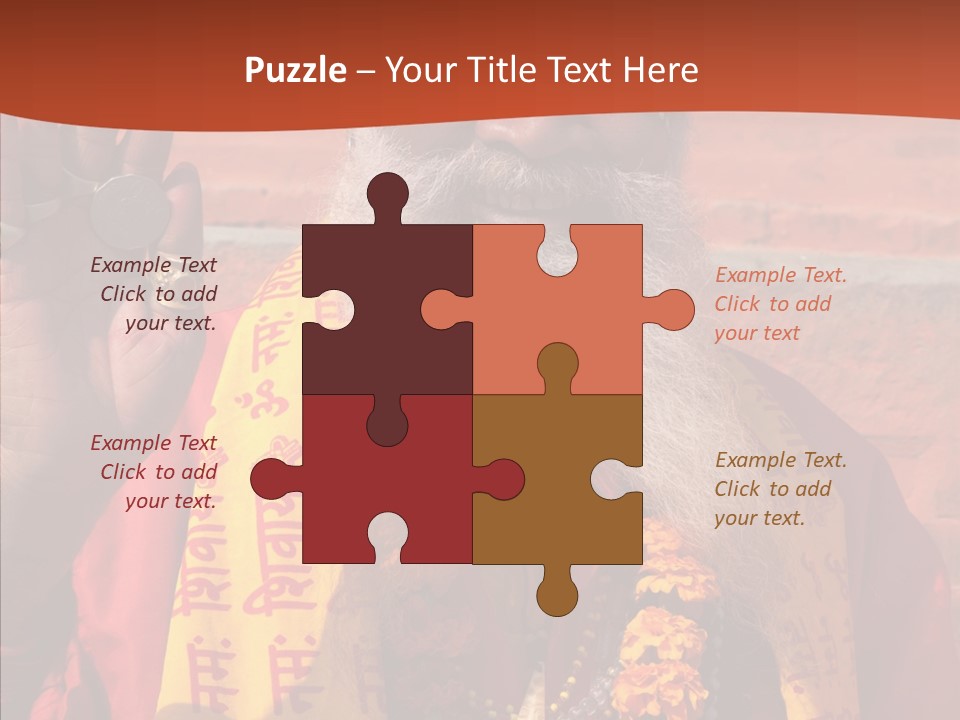 Assistance White Aging PowerPoint Template