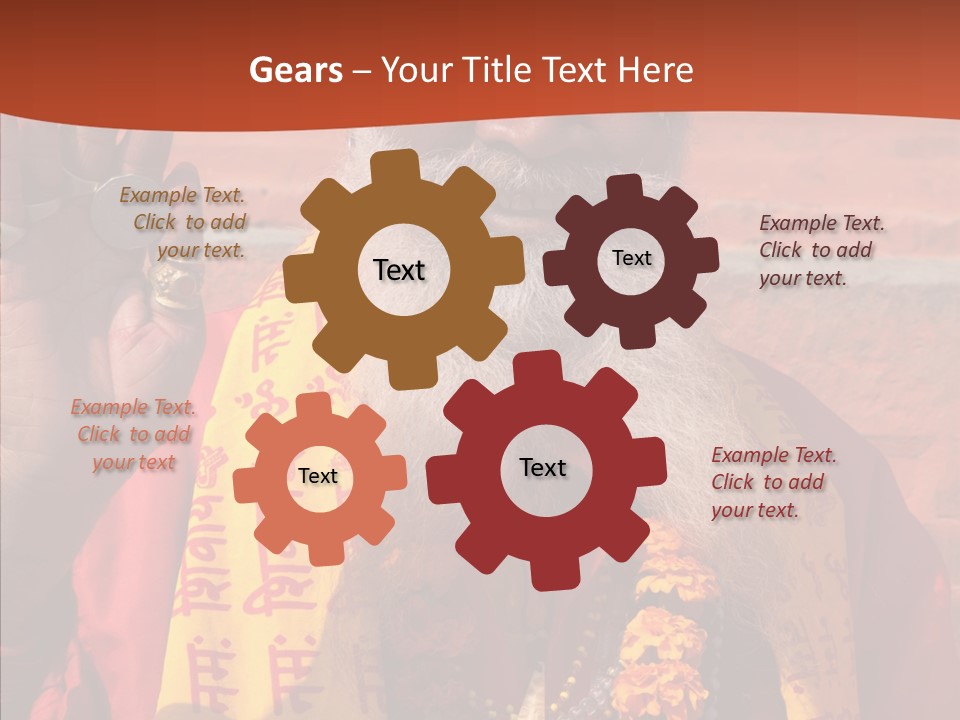 Assistance White Aging PowerPoint Template