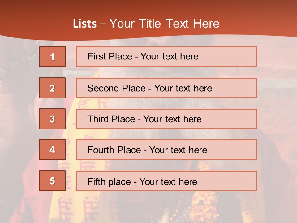 Assistance White Aging PowerPoint Template