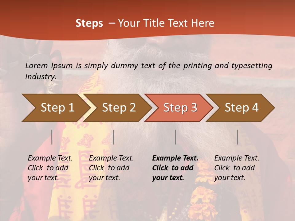 Assistance White Aging PowerPoint Template