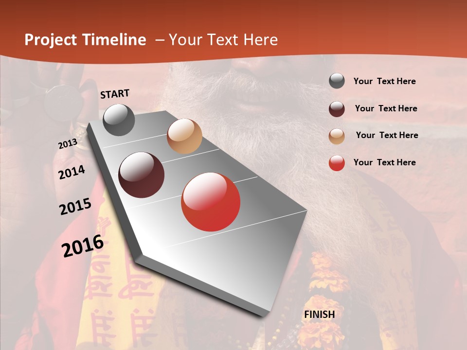 Assistance White Aging PowerPoint Template