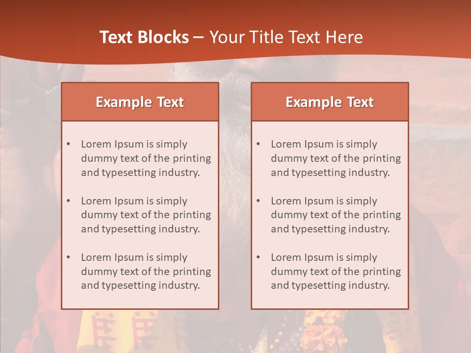 Assistance White Aging PowerPoint Template