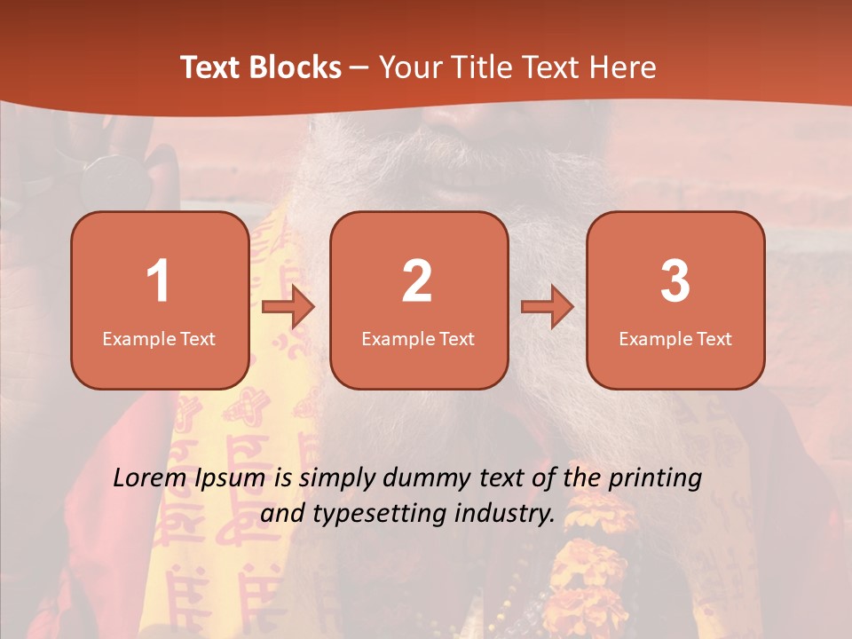 Assistance White Aging PowerPoint Template