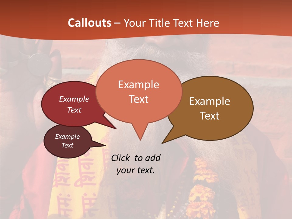 Assistance White Aging PowerPoint Template