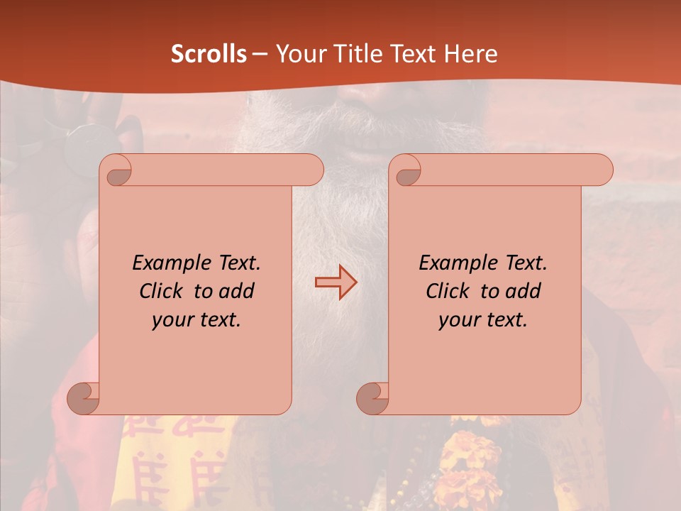 Assistance White Aging PowerPoint Template