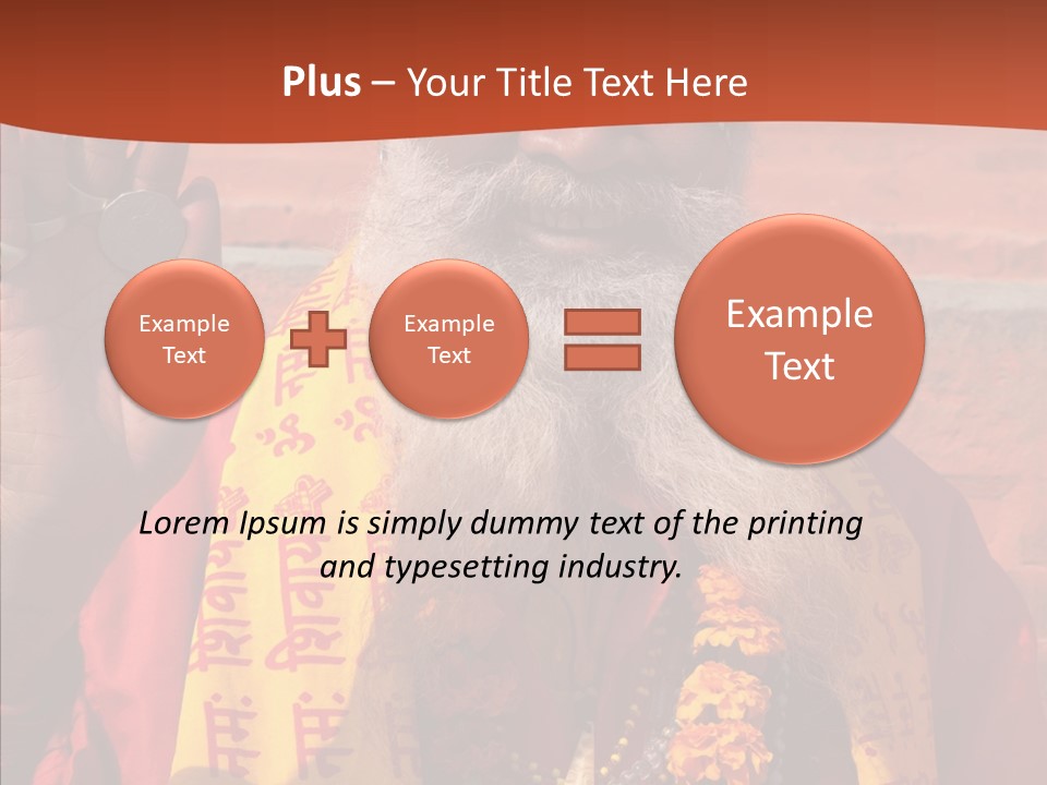 Assistance White Aging PowerPoint Template