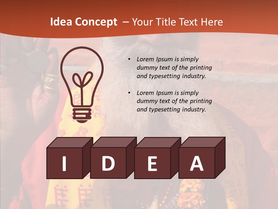 Assistance White Aging PowerPoint Template