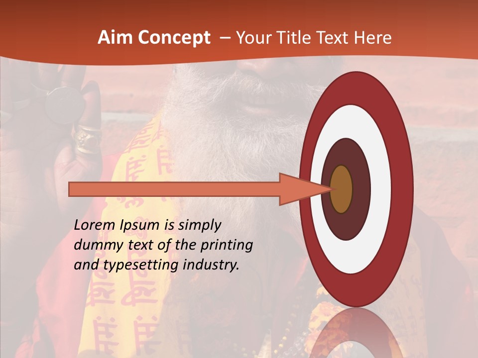 Assistance White Aging PowerPoint Template