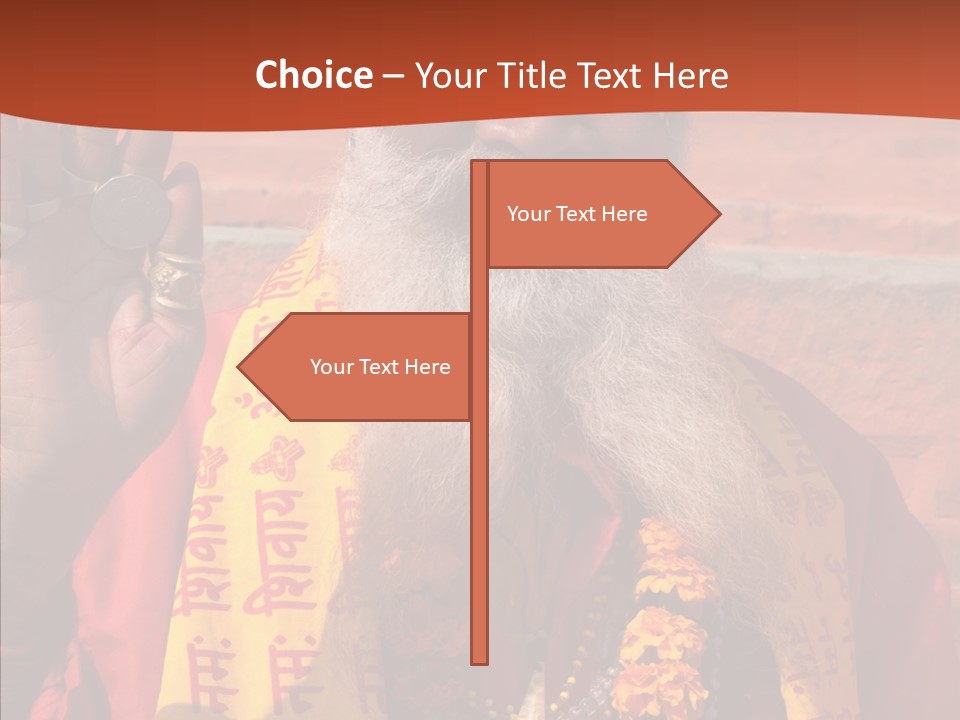 Assistance White Aging PowerPoint Template